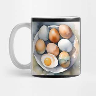 National Egg Month January - Watercolors Mug